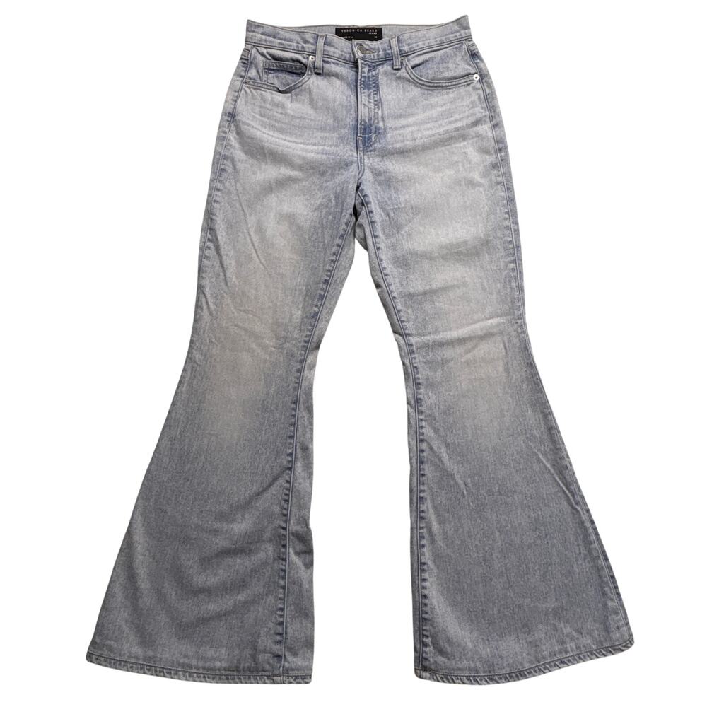 Veronica Beard Jeans Womens 28 Blue Sheridan Bell Bottom Flare Light Wash USA